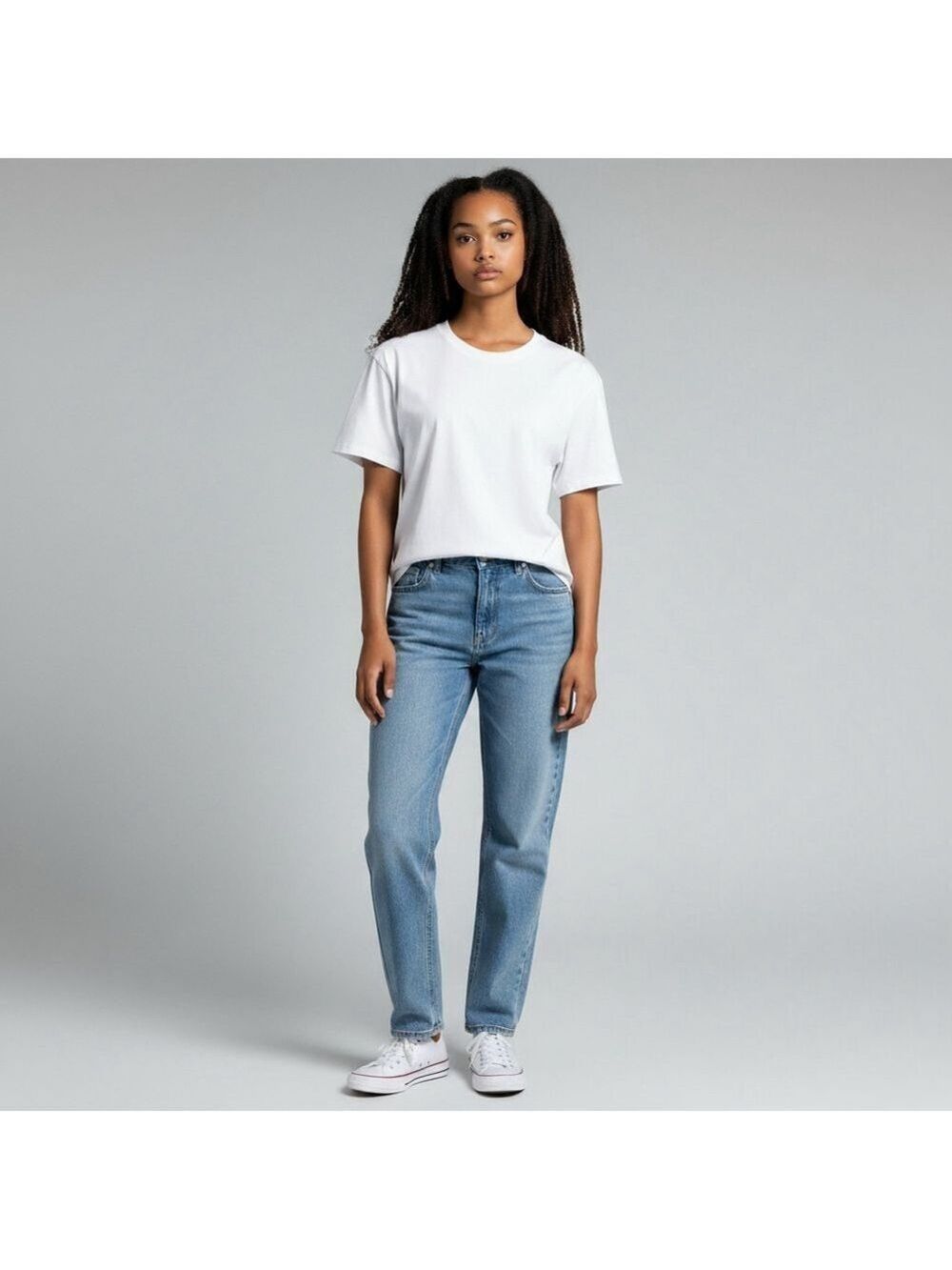 MONKI Blue Straight Leg Jeans Size 29